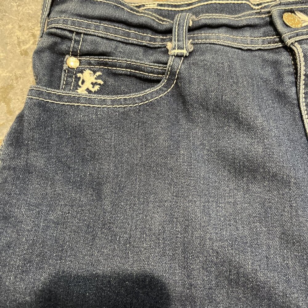 VTG‎ Braxton Stretch Jeans Women’s Size 14 Blue Dark Washed High Rise Retro 80’s - Picture 6 of 12